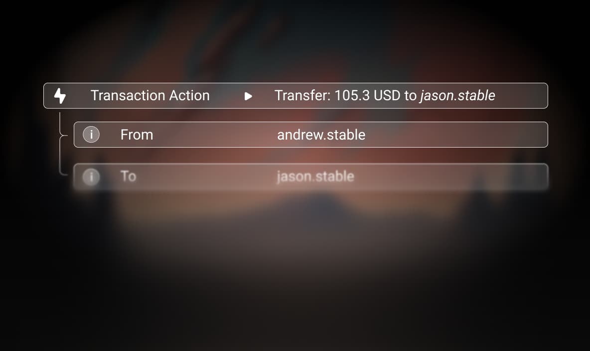 Protocol value store representation